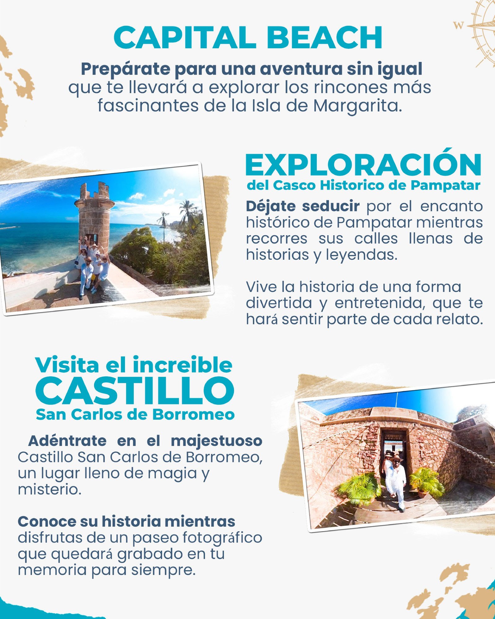 Excursión Capita Beach en Isla Margarita